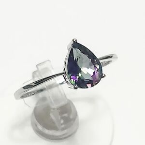 1.25 ct Mystic Topaz Silver Ring